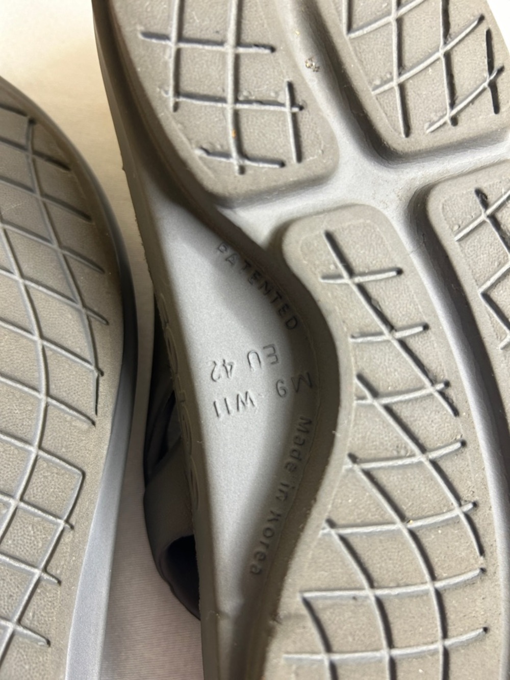 Oofos Ooriginal Gray Thong Recovery Sandals
Size M9 W11 - Picture 8 of 8